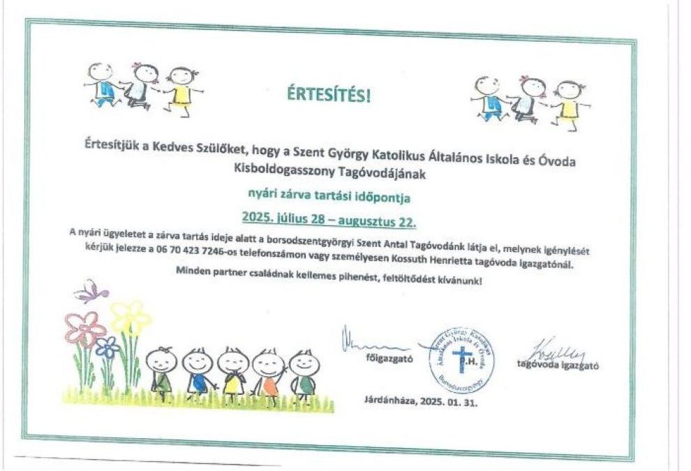 Értesítés