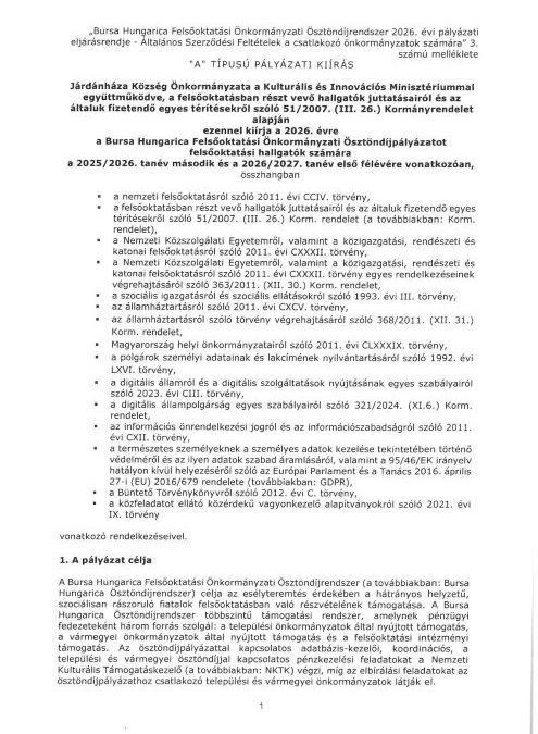Bursa Hungarica Felsőoktatási Önkormányzati Ösztöndíjpályázat (Részletek az Önkormányzat-Pályázatok fülben)